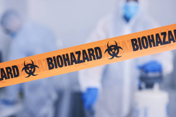 Professional Biohazard Cleanup technician working in Auburn, NH